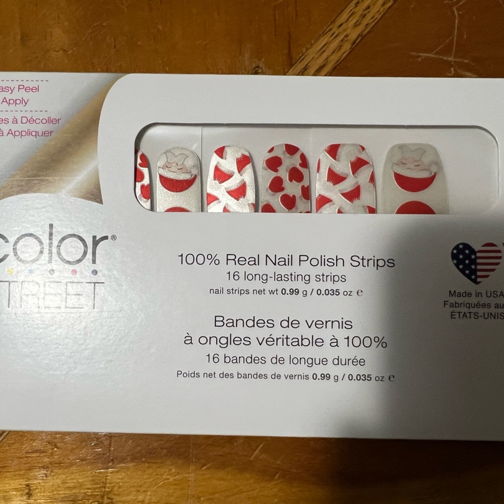 New Color Street Just Be-Claus 🎅🏻 nail strip set- be ready for Christmas- New
